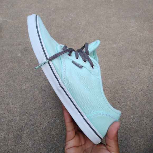 Vans women's Mint Green Sneakers - Picture 7 of 10